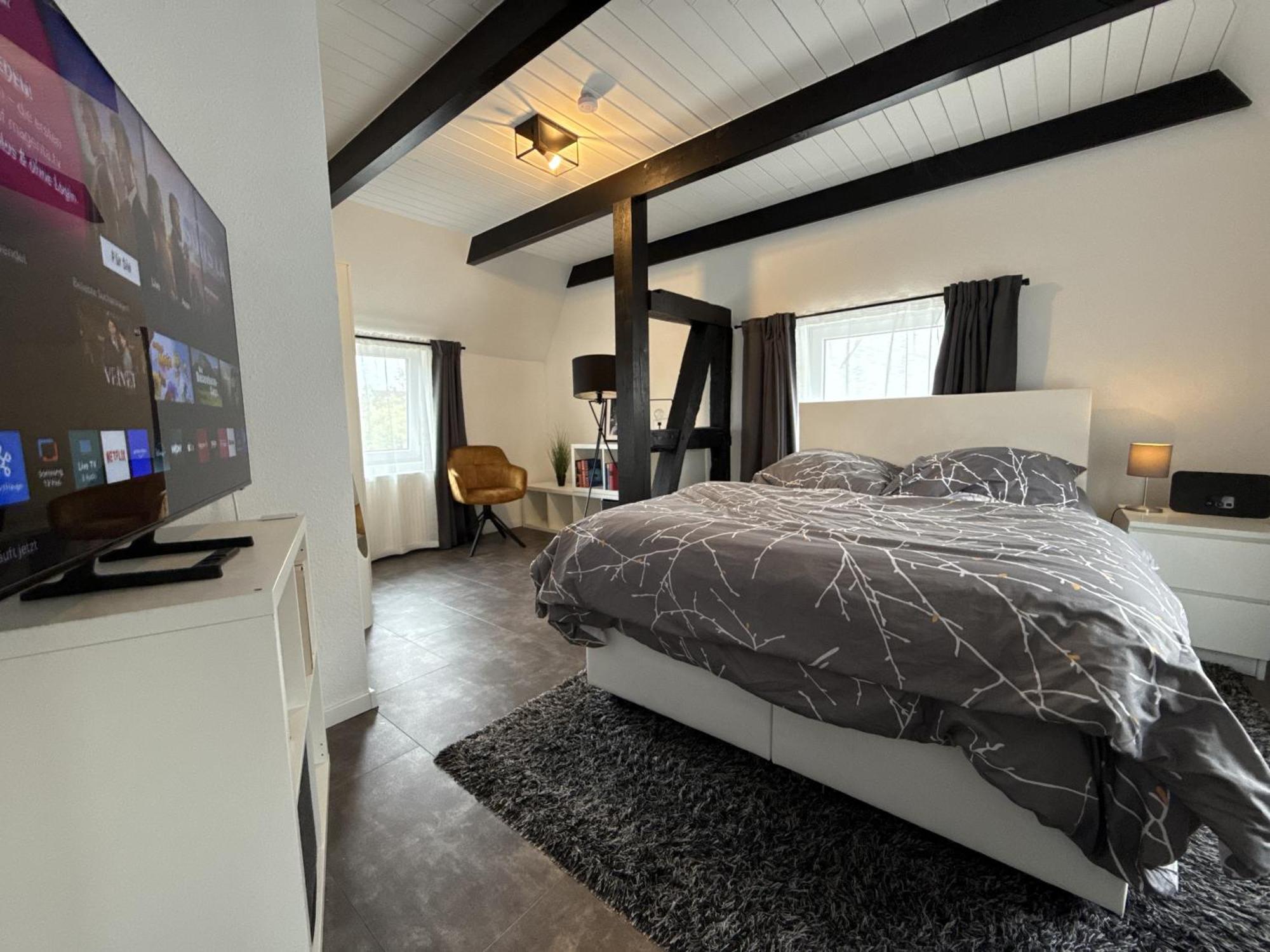 Fachwerkhaus Mit 2 Getrennten Schlafzimmern, Wohnzimmer Und Kueche Bückeburg エクステリア 写真